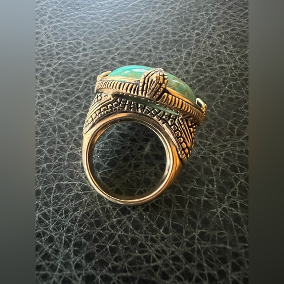 Studio Barse Ring Bronze and Turquoise Size 7 - Picture 3 of 14